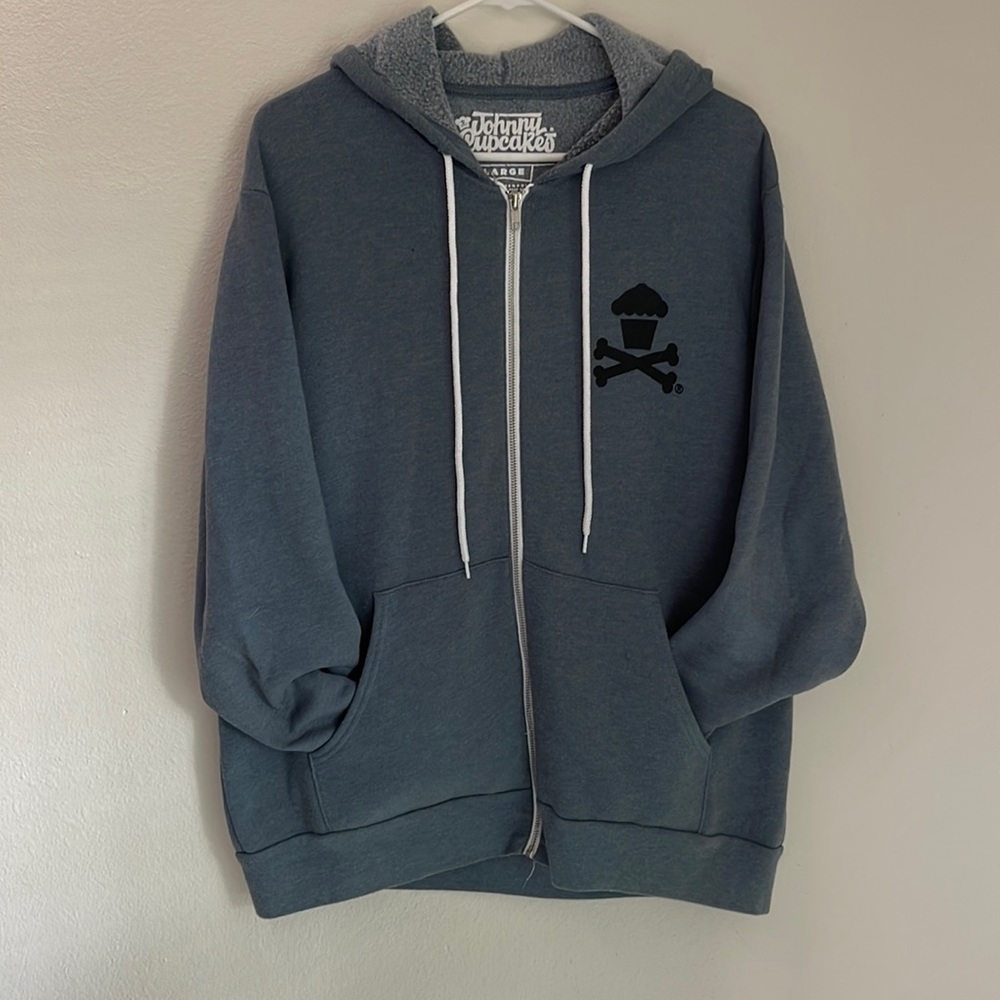 Johnny cupcakes zip up hoodie